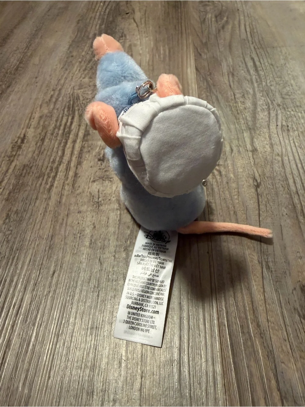 Disney Parks Remy Ratatouille Plush Bag Charm Keychain